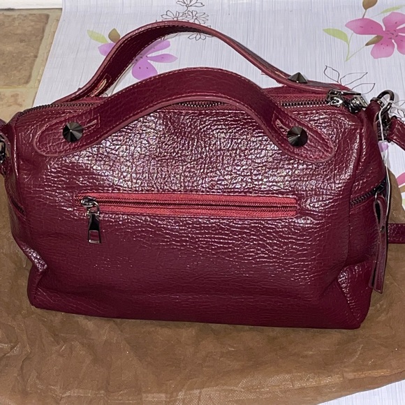 ELLA & ELLY NWT Red Burgundy Bag - Picture 2 of 9